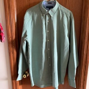 Tommy Hilfiger Green Long Sleeve Shirt Size 17
